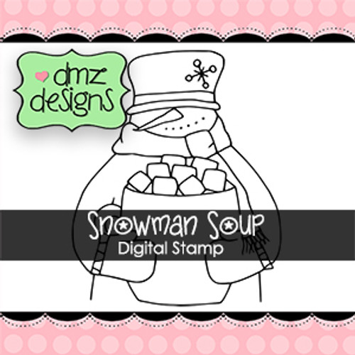 Snowman Soup Poem Electronic Stamp - Cute n Sy Stamps, LLC photo about Snowman Soup Poem Printable named Snowman Soup Poem Electronic Stamp - Lovable n Sy Stamps, LLC